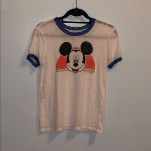 Disney Tops - Disney Mickey Mouse Ringer Tee Disney Tops - Disney Mickey Mouse Ringer Tee